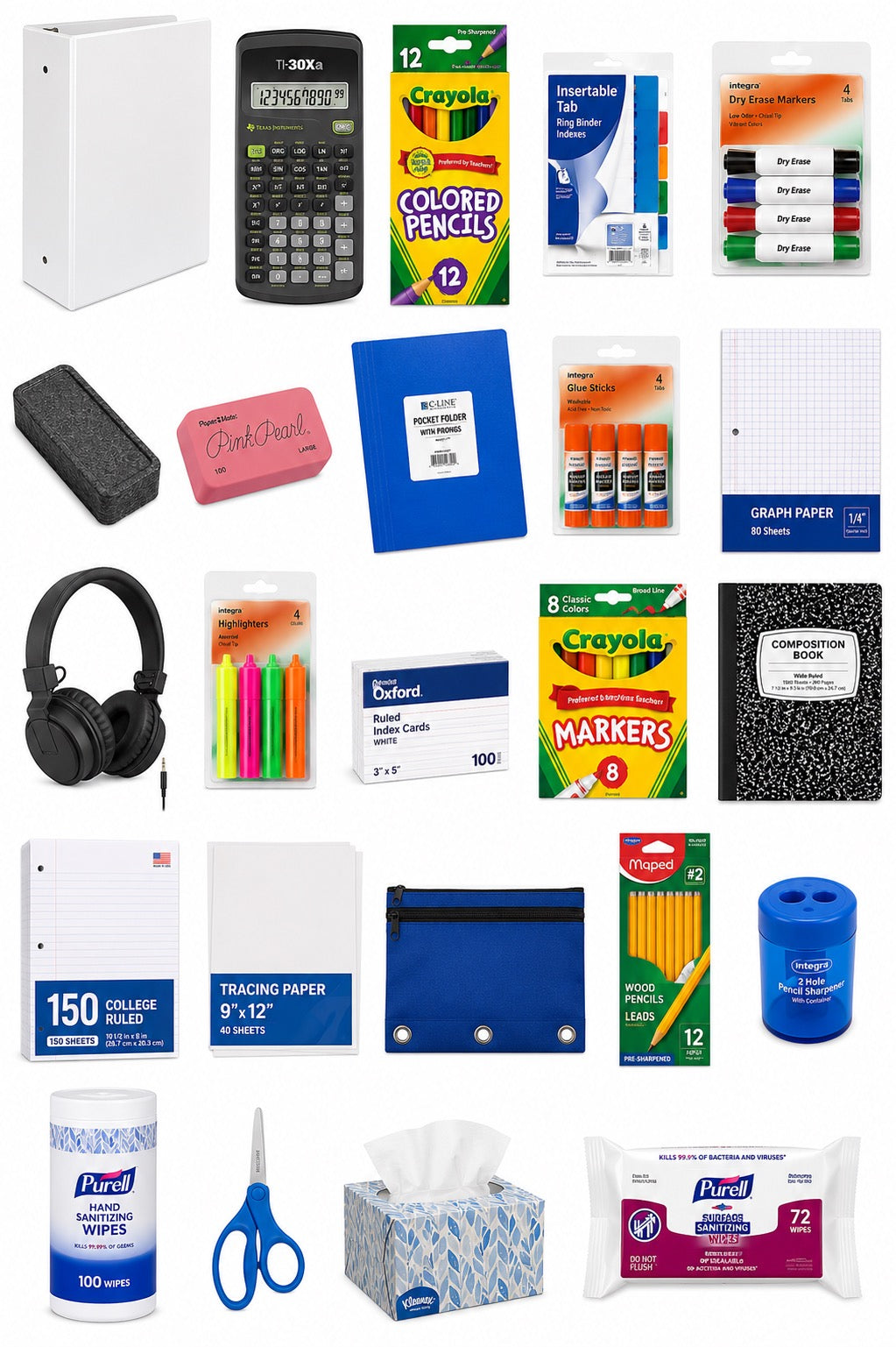 8th Grade School Supply Kit - Legacy Early College