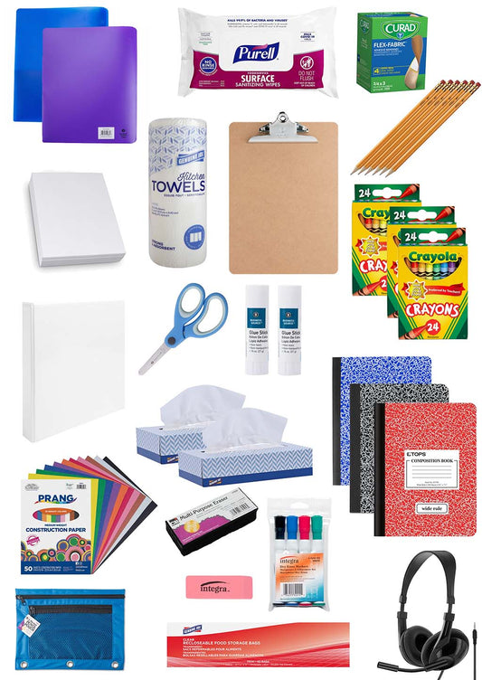1st Grade School Supply Kit