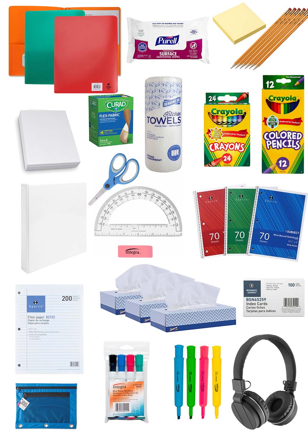 4th Grade School Supply Kit