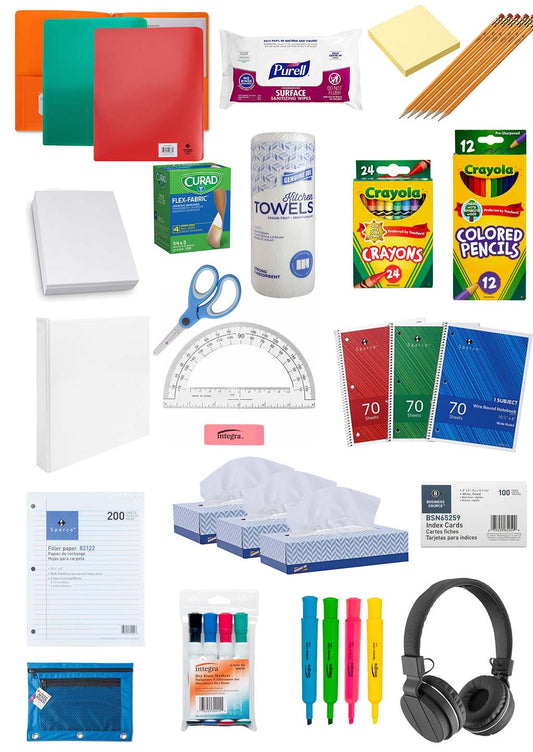 4th Grade School Supply Kit