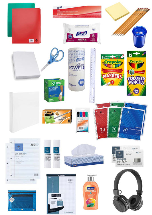 6th Grade School Supply Kit