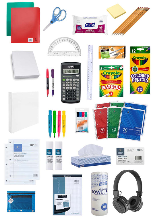 7th Grade School Supply Kit