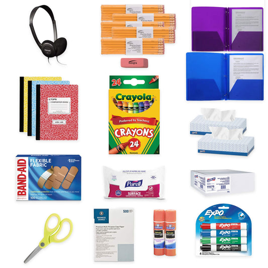 North Broward Academy of Excellence - First Grade Supply Kit (Last Name N-Z)